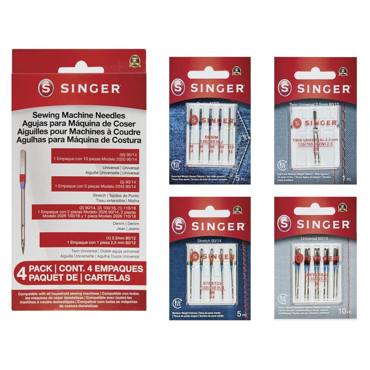 Pack of 21 Assorted Needles - SINGER® Needles