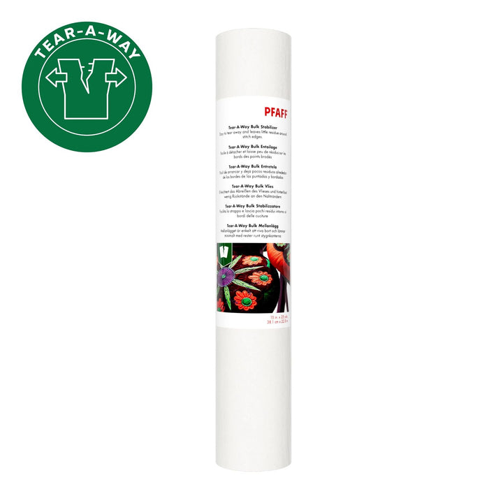 PFAFF® Tear-a-Way Stabilizer 15 Inches x 25 Yards